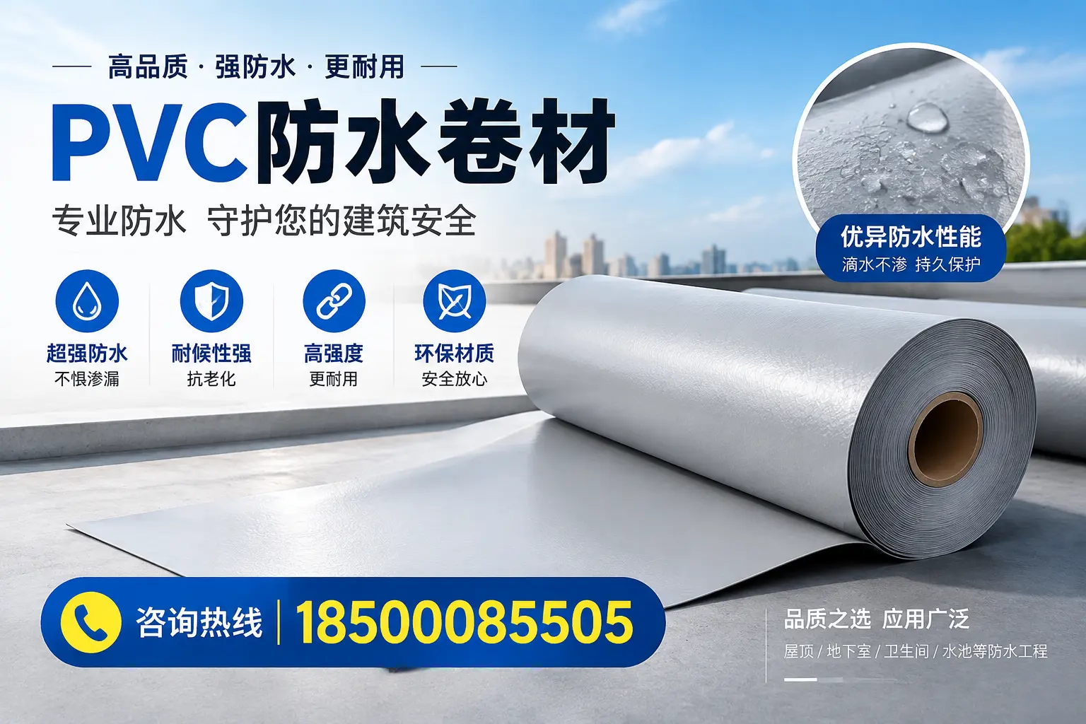 营口地区pvc防水卷材的市场现状与发展趋势